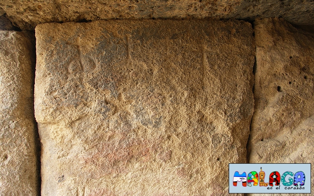 Dolmen de Viera, Petrófilos y marca fósil de estrella de mar